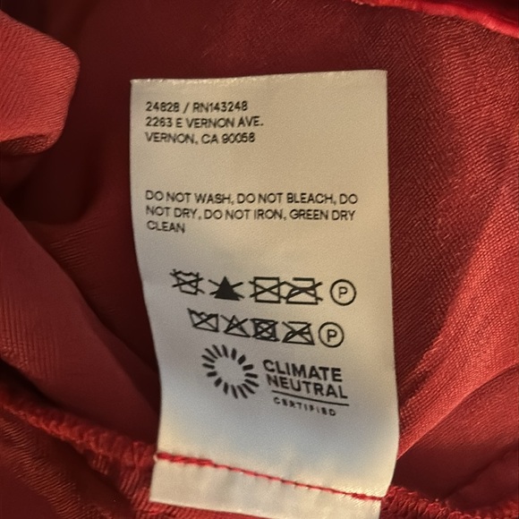 Reformation Albi Crimson Red Velvet Smocked Long Sleeve Mini Dress Sz Small Silk - Picture 8 of 8